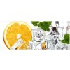 Dimex fototapeta MP-2-0238 panoráma - Citrón a kocky ľadu 375 x 150 cm