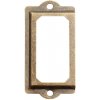Menovka na dvere 70 x 33 mm - Antique