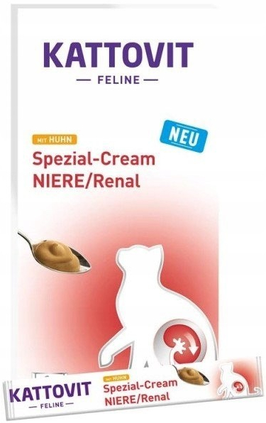 KATTOVIT RENAL CREAM SOS PRE MAČKY NA OBLIČKY 6 x 15 g