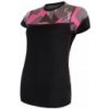 SENSOR MERINO IMPRESS dámské triko kr.rukáv černá/camo M; Černá