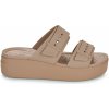 Dámske sandále Crocs BROOKLYN BUCKLE béžová 39-40