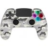 Šialenci a nadšenci – PS4 bezdrôtový LED ovládač – White Camo (140142C) (3701625904229)
