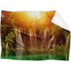 Deka Vodopády (Rozmer: 150 x 120 cm, Podšitie baránkom: ÁNO)