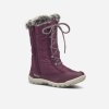 QUECHUA Dievčenské hrejivé nepremokavé turistické čižmy SH500 do snehu na zips 30-38 33
