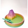 MELIAN 3D mini sopka s podnosom Farebná