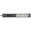 Brennenstuhl Connect Premium-Line WiFi prodlužovací kabel, 6 pinů (černý/světle šedý, 3 metry, časovač, hlasové ovládání)