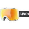 Lyžiarske okuliare Uvex Downhill 2100 CV White Matt SL Orange/Green uni