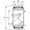 INA GE 35-UK-2TS (GE 35 TXE-2LS) bezúdržbové kĺbové ložisko ,oceľ/PTFE