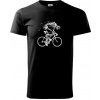Gravel Bike - kostra - Tričko extra veľké (5-8XL) - 5XL ( Čierna )