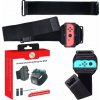 JYS Poutko na zápěstí držák na zápěstí a nohu pro Nintendo Switch / Switch OLED + 2x prodlužovací popruh NS245