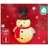 Vianočný svietiaci Snehuliak 60 LED 3D 71cm