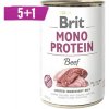 Konzerva pre psov 5+1 Brit Mono Protein Beef 400 g