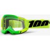 100% Gogle 100% ACCURI 2 TRAVIS (Szyba Przezroczysta Anti-Fog, LT 88%-92%) (NEW)
