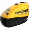 OXFORD zámok kotúčové brzdy SCREAMER 7, OXFORD (integrovaný alarm, žlutý/černý, priemer čapu 7 mm)