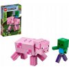 LEGO Minecraft 21157 Minecraft BigFig - Prasiatko a malý zombie