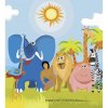 DIMEX fototapeta Africké zvieratá MS-3-0338 - 225 x 250 cm (150g VLIES - LEPIDLO ZADARMO)