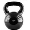 Kettlebell pokrytý vinylom HMS KNV28 28 kg, čierny