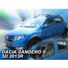 Deflektory na Dacia Sandero II / Stepway II, 5-dverová (+zadné), r.v.: 2012-2020