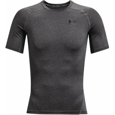 Under Armour pánske funkčné tričko HG Armour Comp SS tmavo sivé