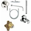 Súprava horná/hlavová sprcha Kludi A-QA 6433005-00, vaňová/sprchová batéria Kludi Bozz 387160576, 38624N, 6651405-00, 3912005-00, 610710500, 6054705-00