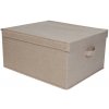 Compactor Skladacia úložná krabica Sandy 40 x 50 x 25 cm béžová