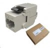 Solarix MULTIPACK 24 ks - 10G keystone CAT6A STP samorezný SXKJ-10G-STP-BK-SA 25286912