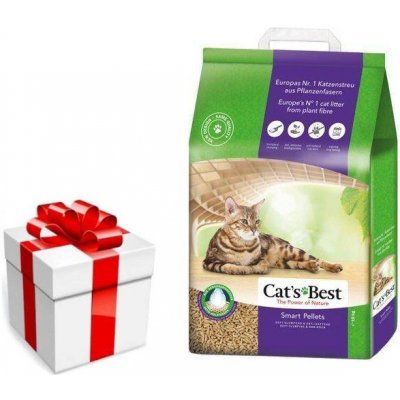 JRS Cats Best Nature Gold - podstielka pre dlhosrsté mačky 20l / 10kg + prekvapenie pre mačku ZDARMA