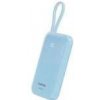 Canyon OnPower 101, Powerbank, 10.000 mAh, displej, in: USB-C, out: USB-A, QC 3.0/USB-C, PD 22,5W, integ. káb.. (CNS-CPB101BL)