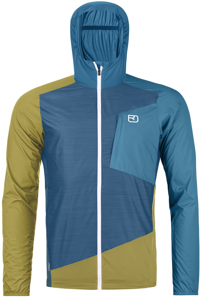 Ortovox Windbreaker bunda petrol blue