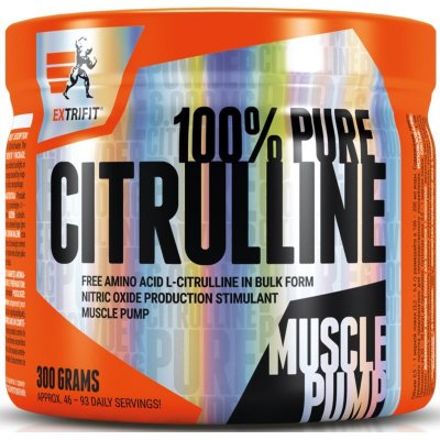 Extrifit 100% Pure Citrulline podpora športového výkonu a regenerácie príchuť Orange 300 g