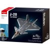 Stavebnica Sluban Army Model Bricks M38-B1187 Neviditeľné lietadlo J-20 s kovovým povlakom (M38-B1187)