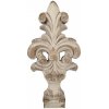 Clayre & Eef Béžová antik dekorácia ornament ľalia Fleur-de-lis - 23*14*65 cm - Clayre & Eef