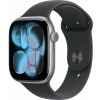 Apple Watch Series 11 Cellular 42 mm Kozmický sivý hliník s čiernym športovým remienkom M/L MF8C4WF/A
