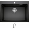 Blanco PLEON 8 antracit 523043 + Blanco MIDA-S chróm 521454