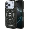 Karl Lagerfeld MagSafe puzdro s logom Karl Choupette Head IML pre iPhone 17 Pro Max čierne (KLHMP17XHMKBCHOK)