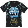 DIAMOND tričko Mad Lightning Allover Print Tee Black BLK vel. L
