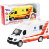 MaDe Ambulancia kovová spätný chod