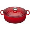 Le Creuset - Liatinový hrniec oválny s pokrievkou 31 cm/6,3 l červený