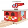 Bigjigs Rail Požiarna stanica železničného depa Bigjigs