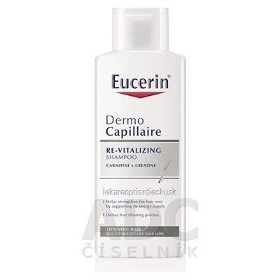 Eucerin DermoCapillaire proti vypadávaniu vlasov šampón (re-vitalizing) 1x250 ml
