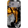 Picasee silikónový čierny obal pre Apple iPhone 17 Pro Max - Black Gold