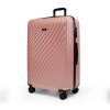 ROWEX Veľký rodinný cestovný kufor s TSA zámkom ROWEX Roseline Farba: Ružovo-zlatá 76x50x30 cm ABS