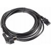 LANBERG CEE 7/7 na IEC 320 C13 POWER CORD 5M VDE černý CA-C13C-11CC-0050-BK