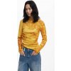 Dámský svetr DESIGUAL 25WWJF38 8018 JERS OTTAWA 8018 YELLOW velikost M