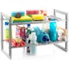 Kúpeľňový regál Innova Goods odtiene šedej 28 x 67 x 37 cm