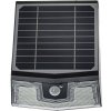 Ecolamp by eLight Exteriérové solárne nástenné LED svietidlo Solar, 1x LED 7w, čierna, pohybový senzor