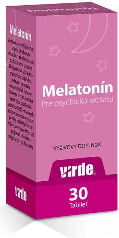 Virde Melatonin 30 tabliet od 8,88 € - Heureka.sk