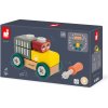 Janod BricoKids stavebnica auto s náradím Medveď 25 ks