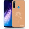 Picasee silikónový prehľadný obal pre Xiaomi Redmi Note 8 - Peonies