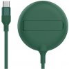 AppleKing lFX-181 bezdrôtová MagSafe nabíjačka s výklopným stojanom pre iPhone / AirPods - 15W - zelená - možnosť vrátiť tovar ZADARMO do 30tich dní